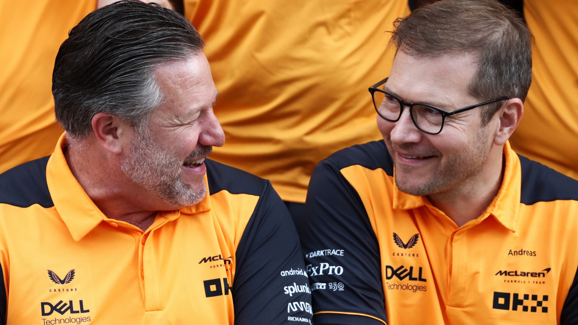 2023-10-18 2022 Zak Brown Andreas Seidl McLaren F1 Formula 1