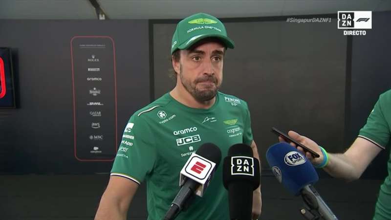 Fernando Alonso se divierte en Suzuka: "Venir aquí siempre es bonito, hay buenas sensaciones"