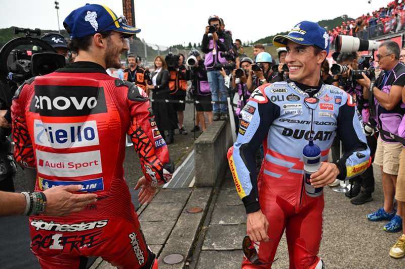 Marc Márquez asegura que "no hacen falta mensajes de Ducati" en plena pelea Jorge Martín vs Pecco Bagnaia: "Somos suficientemente inteligentes"