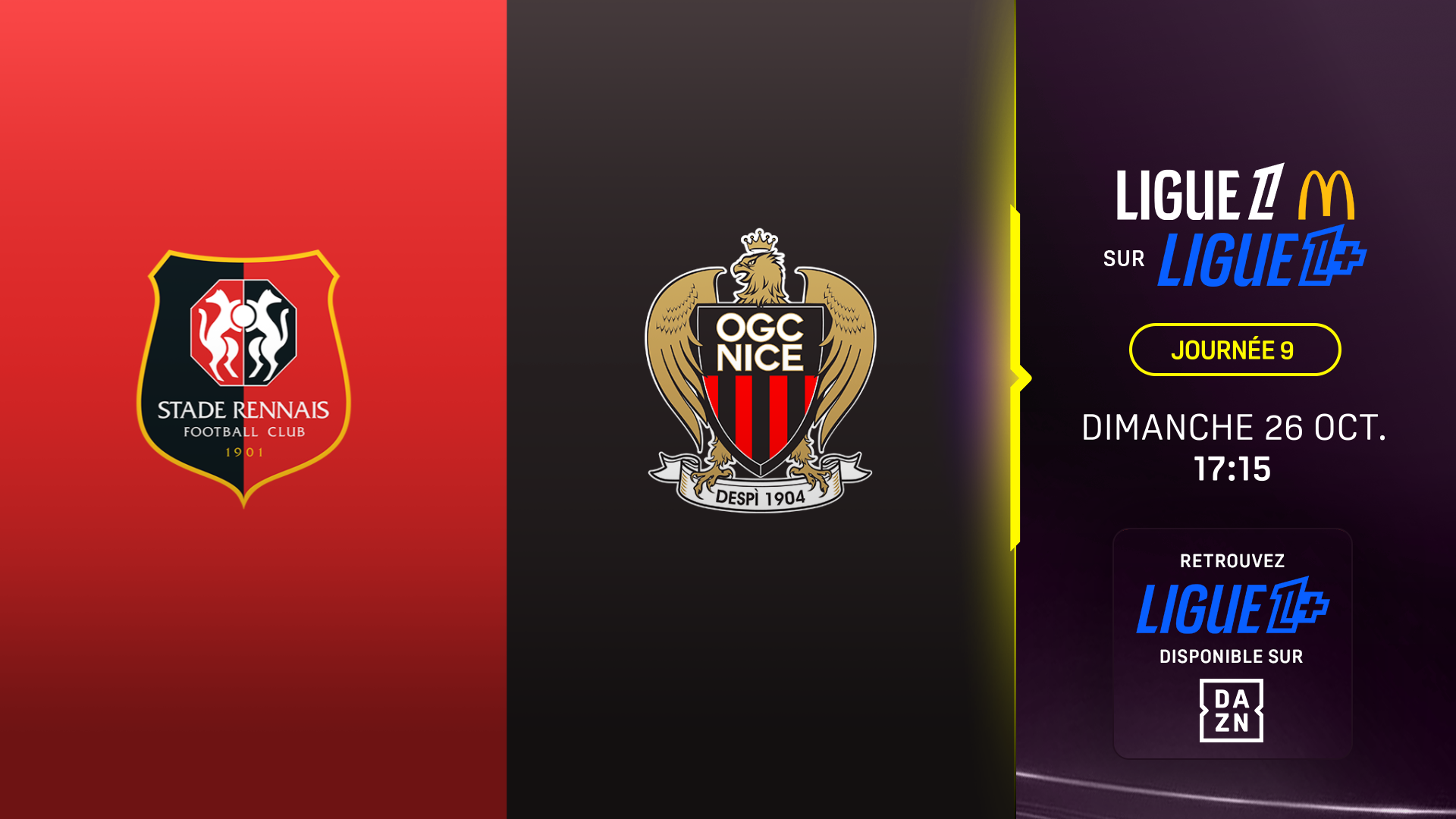 Programme Officiel Match Rennes Vs OGC Nice - Saison 2019-2020 Ligue 1 - Collector