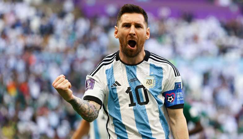 Leo Messi, Argentina vs Arabia Saudí, Mundial Qatar 2022