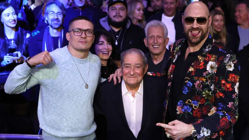 Bob Arum names potential venues as Tyson Fury and Oleksandr Usyk agree undisputed fight for 2023