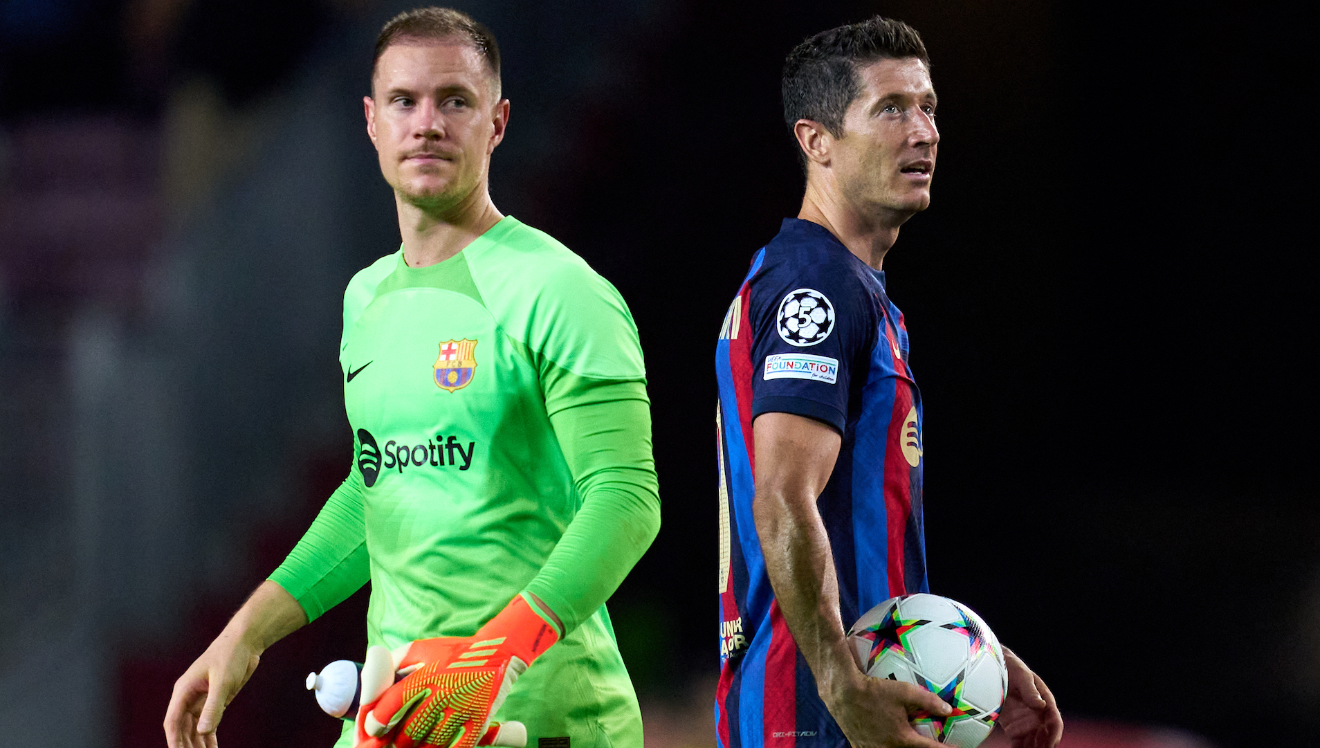 Ter Stegen, Lewandowski, FC Barcelona