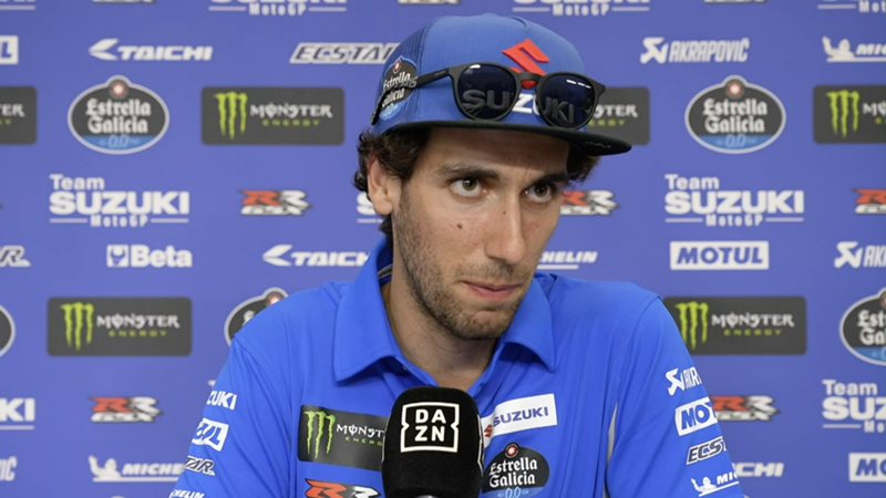 Álex Rins: "Creo que Nakagami es el piloto más guarro de la parrilla"