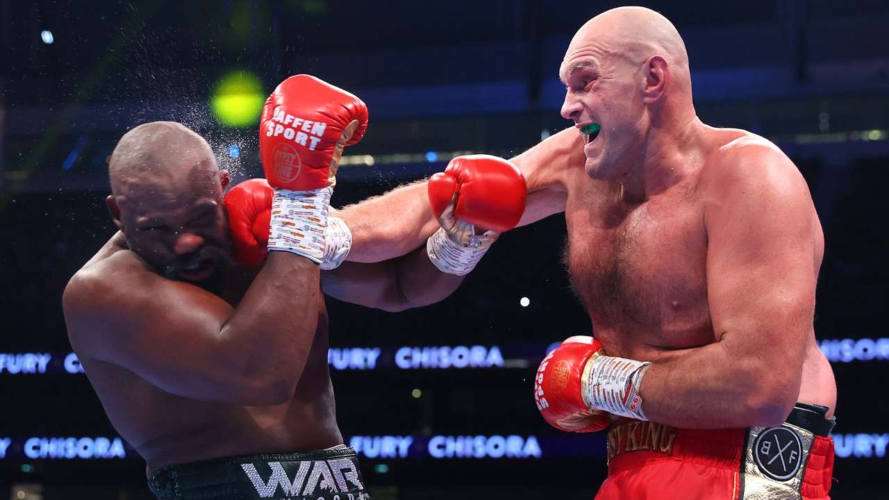 Tyson Fury beats Derek Chisora after referee stops brutal beatdown | DAZN  News US