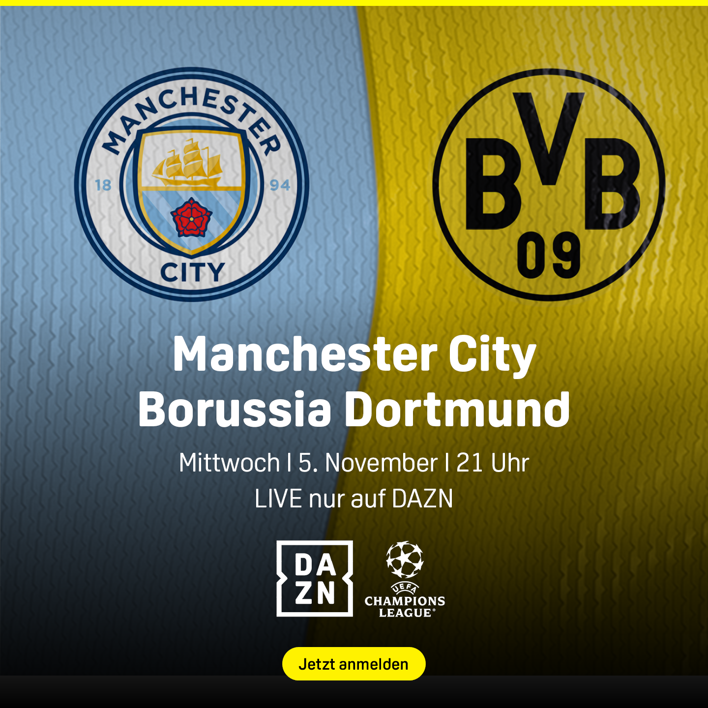 Manchester City BVB Borussia Dortmund UEFA Champions League