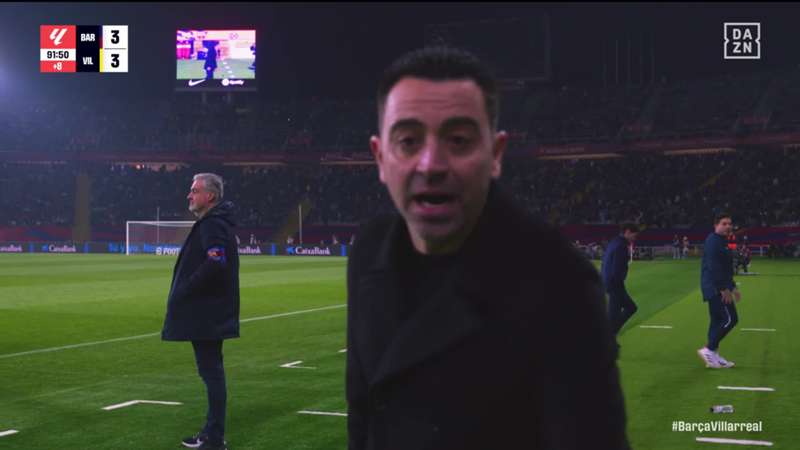 "¡Es una vergüenza!": Xavi Hernández y su tremendo enfado tras el penalti no pitado por el VAR al FC Barcelona