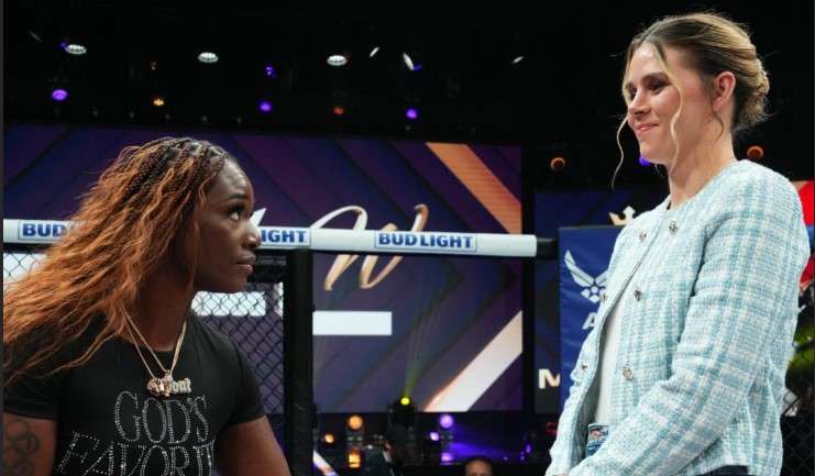 Claressa Shields and Savannah Marshall come face-to-face again in PFL Smartcage in New York City