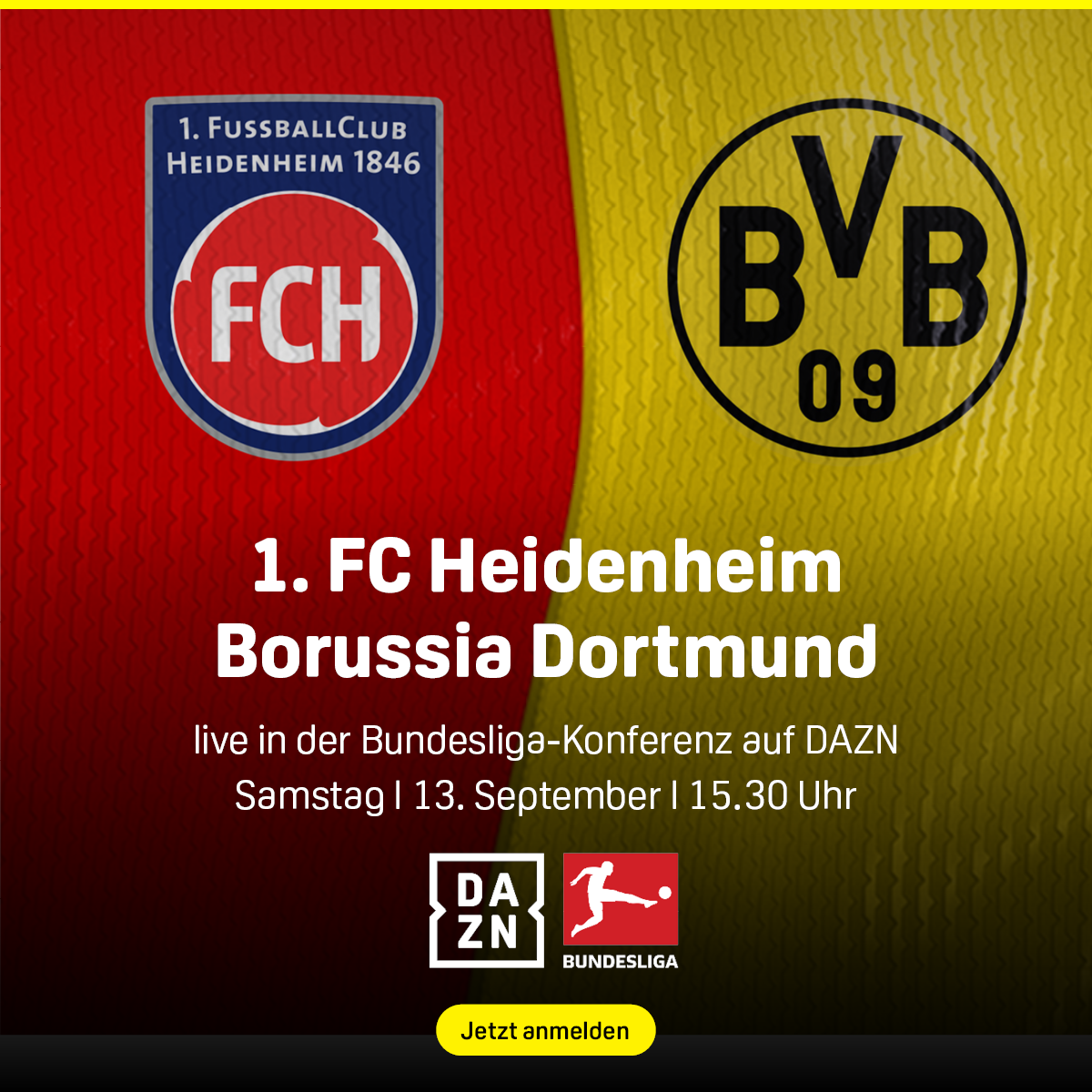 1. FC Heidenheim BVB Borussia Dortmund Bundesliga Konferenz
