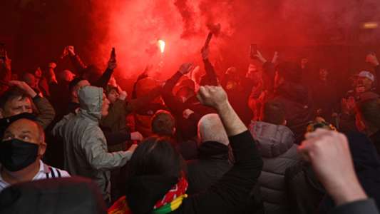 Man Utd fan arrested following protest at Old Trafford, police confirm Man Utd fan arrested following protest at Old Trafford, police confirm