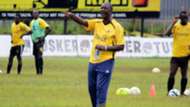 Tusker coach Robert Matano in Ruaraka