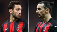 Hakan Calhanoglu & Zlatan Ibrahimovic