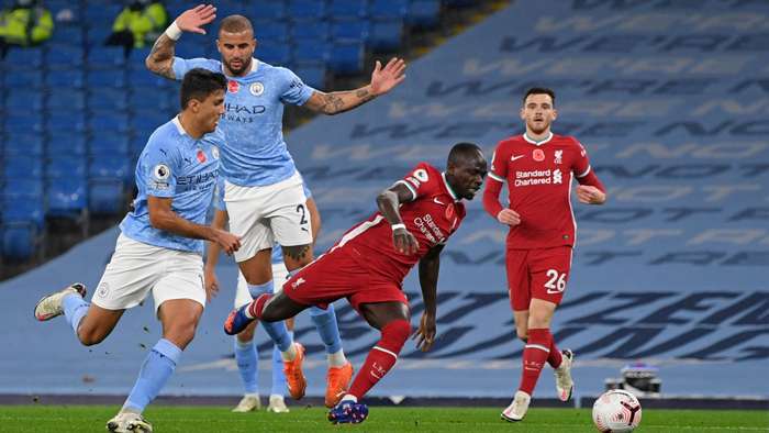 Kyle Walker Manchester City Liverpool 2020-21