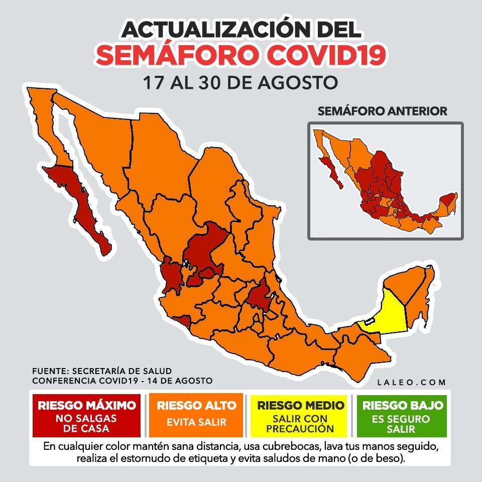 Cuando Vuelve En Mexico La Normalidad Semaforo Y Mapa Covid 19 Por Estados Goal Com