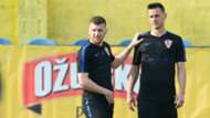 Ante Rebic Nikola Kalinic Croatia training