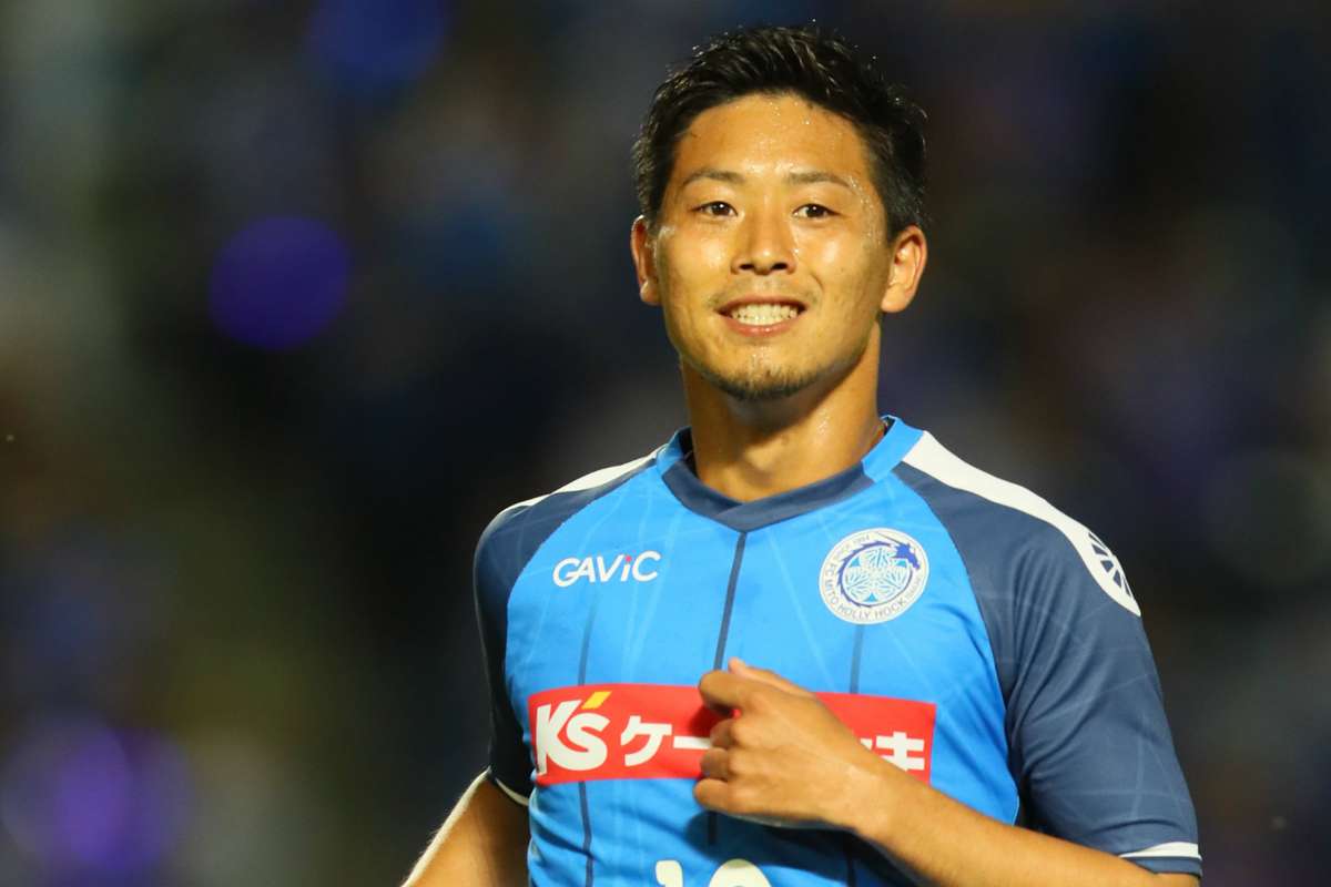 動画 水戸mf佐藤和弘の豪快ミドルシュート 福岡fw石津大介のヘディング弾などが選出 Daznベスト5ゴール Goal Com