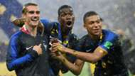 Antoine Griezmann Paul Pogba Kylian Mbappe France 2018