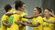 Duda Bia Zaneratto Tamires Brasil México amistoso feminino 12 12 2019