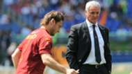 Francesco Totti Claudio Ranieri Roma