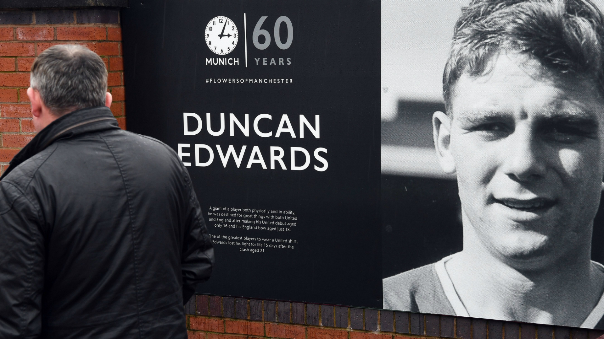 Duncan Edwards Playing For ENGLAND Awsome POSTER