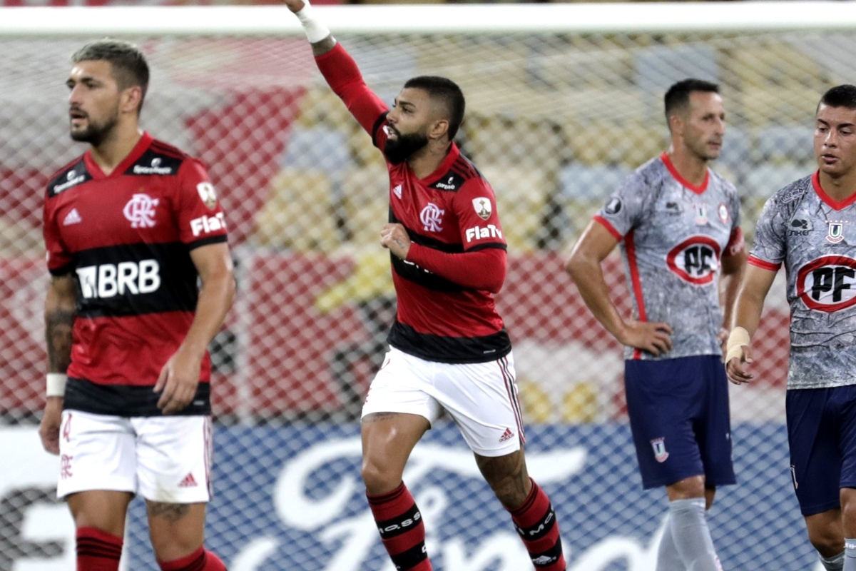 Flamengo 4 x 1 Unión La Calera: Fla sobra em campo, vence chilenos e tem 100% na Libertadores | Goal.com