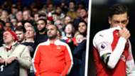 Arsenal fans Mesut Ozil
