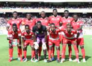 Kenya and Harambee Stars squad v Ethiopia.