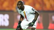 Denis Onyango of Uganda v Zimbabwe.