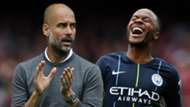 Pep Guardiola Raheem Sterling Manchester City 2018-19