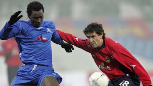 Yuri Zhirkov of CSKA Moscow, Richard Eromoigbe from Levski
