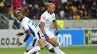 Chippa United Kurt Lentjies and Mark Mayambela, December 2017