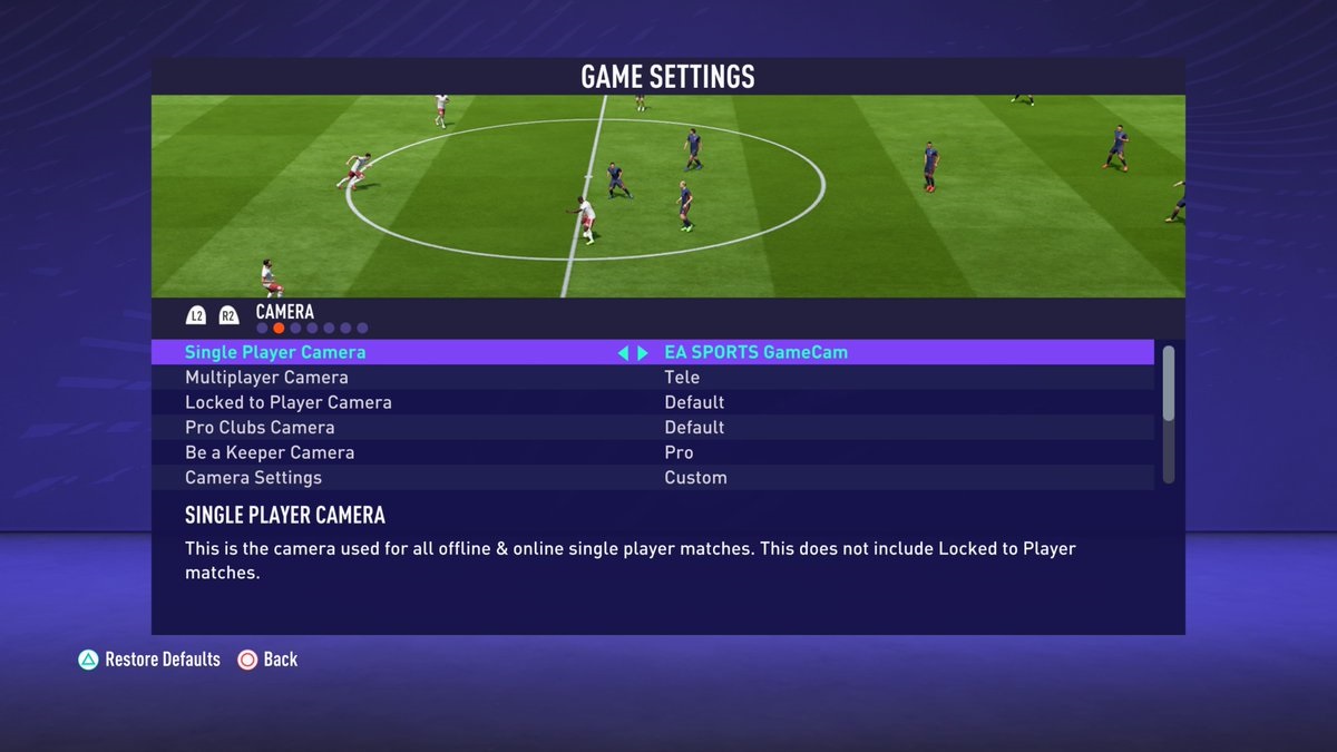 FIFA 21 Camera Angles: How to change default camera on ...
