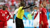 Referee Bakary Bassama Peru Denmark World Cup 2018