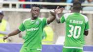 Ephraim Guikan and Humphrey Mieno of Gor Mahia.