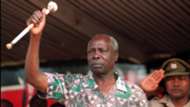 Kenya president Daniel arap Moi