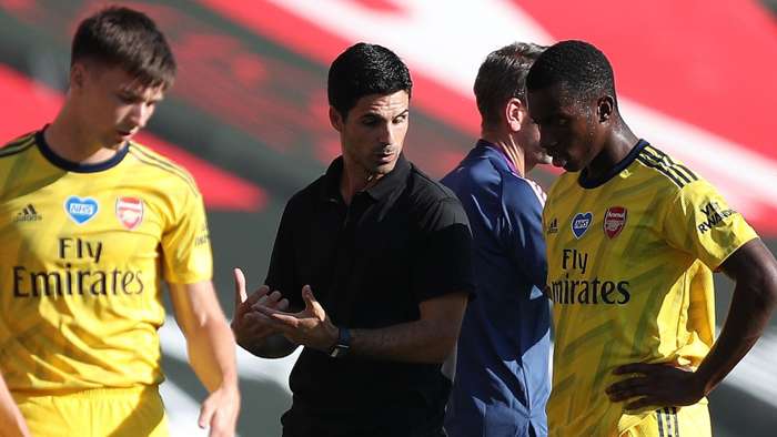 Nketiah Arteta Arsenal 2020