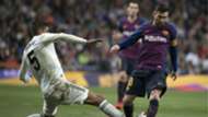 Raphael Varane Lionel Messi Real Madrid Barcelona 2018-19