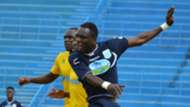 Thika United striker Joel Tata in action
