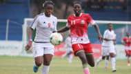 Dorine Nina of Equatorial Guinea v Teresa Engesha of Harambee Starlets.