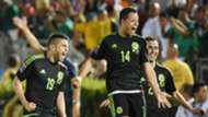 Javier Hernandez Oribe Peralta Paul Aguilar Mexico CONCACAF Cup
