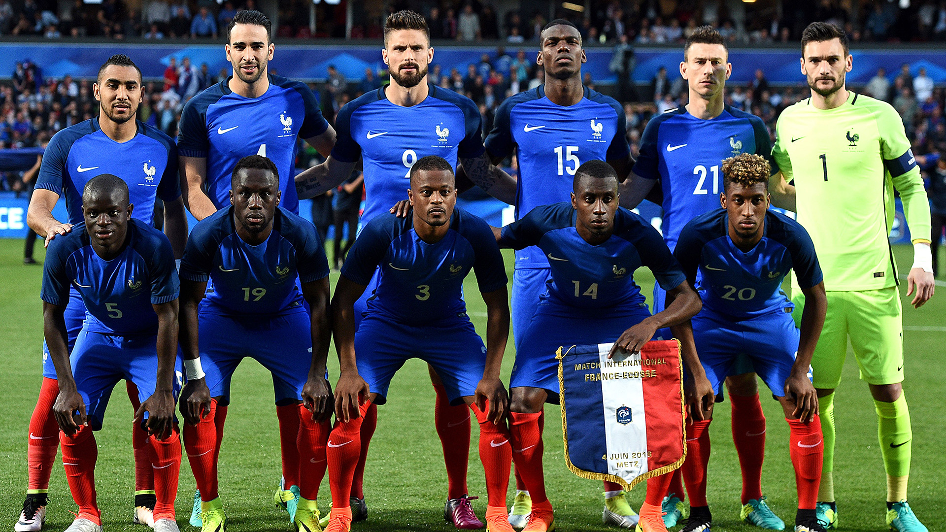france football team 2016