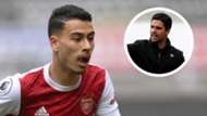 Gabriel Martinelli Mikel Arteta Arsenal GFX