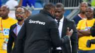 Lucky Lekgwathi and Benni McCarthy of Cape Town City