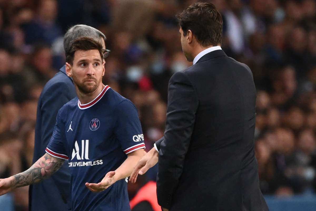 Lionel Messi Mauricio Pochettino PSG