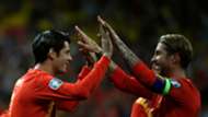 Alvaro Morata Sergio Ramos Spain Sweden