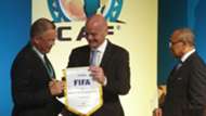Fouzi Lekjaa, Gianni Infantino, Ahmad Ahmad