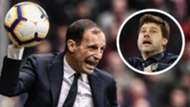 Massimiliano Allegri Mauricio Pochettino Juventus Tottenham