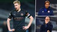 Kevin De Bruyne Pep Guardiola Pedro Martins Man City Olympiacos GFX