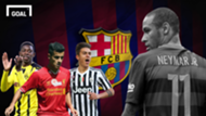 Philippe Coutinho Paulo Dybala Ousmane Dembele Neymar GFX