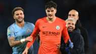 KYLE WALKER ARIJANET MURIC SERGIO AGUERO MANCHESTER CITY